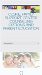 Mobile Screenshot of copefamilysupport.org